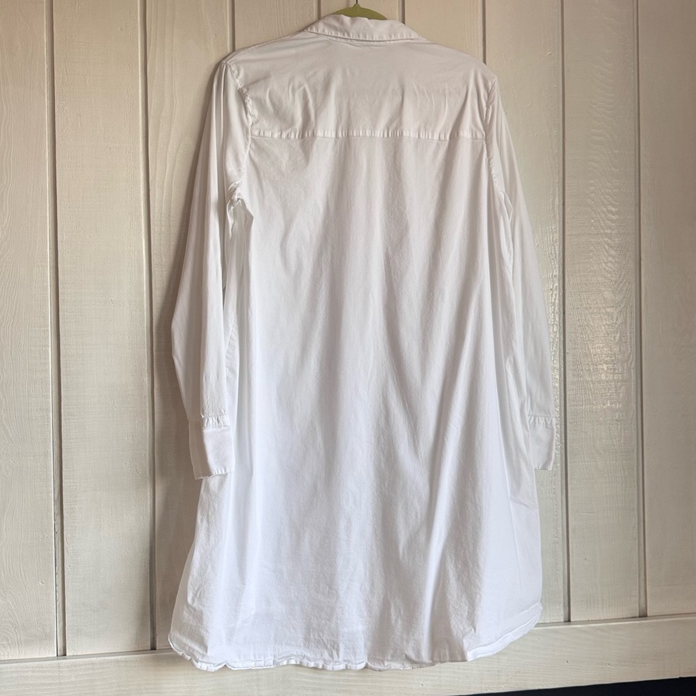 James Perse White Button Down Dress - Picture 4 of 6